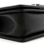 Caviar Quilted Small Boy Flap Black