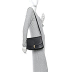 Sleek Calfskin The Sofia 10 Crossbody Black