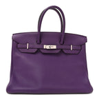Taurillon Clemence Birkin 35 Ultraviolet