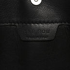 Polished Saddle Calfskin Small Alexia Bag Black