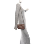 Caviar Quilted CC Turnlock Wallet On Chain WOC Brown