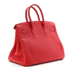Togo Birkin 35 Rouge Casaque