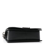Caviar Chevron Quilted Medium Boy Flap Black