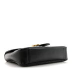 Calfskin Matelasse Medium GG Marmont Shoulder Bag Black