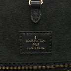 Empreinte Monogram Giant Broderies Onthego MM Cream Black