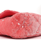 Sequin Quilted Medium Chanel 19 Flap Coral