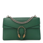 Dollar Calfskin Crystal Small Dionysus Shoulder Bag Emerald