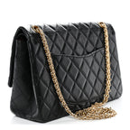 Aged Calfskin Quilted 2.55 Reissue 226 Flap Black