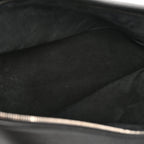 Grained Calfskin Large Slouchy Banana Bag Black