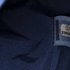 Caviar Quilted Medium Boy Flap Dark Blue