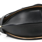 Calfskin Jacquard Mini Gate Dual Bag Black