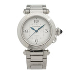 Stainless Steel 35mm Pasha C Automatic Watch Silver