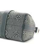 Monogram Washed Denim Keepall Bandouliere 25