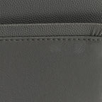 Caviar Quilted Jumbo Double Flap Grey