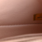 Caviar Quilted Mini Rectangular Flap Light Pink