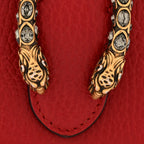 Calfskin Mini Dionysus Chain Wallet Hibiscus Red
