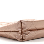 Metallic Calfskin Quilted Mini Chanel 22 Copper