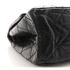 Aged Calfskin Quilted 2.55 Reissue 225 Flap Black