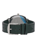 Stainless Steel Calfskin 35mm Grip Quartz Watch Green