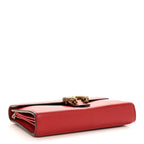 Calfskin Mini Dionysus Chain Wallet Hibiscus Red