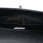 Orylag Rabbit Fur Calfskin Small Boy Flap Black