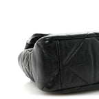 Goatskin Quilted Large Chanel 19 Flap Black