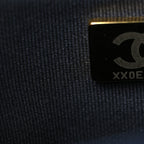 Denim Quilted Chanel 19 Wallet On Chain WOC Blue