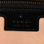 Calfskin Matelasse Small GG Marmont Shoulder Bag Black