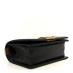 Caviar Quilted Small Boy Flap Black