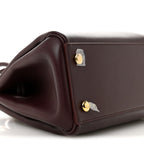 Supple Calfskin Small Madrid Bag Dark Burgundy