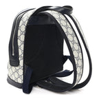 GG Supreme Monogram Textured Dollar Calfskin Web Small Ophidia Day Backpack Beige Blue Black