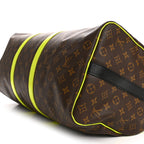 Monogram Macassar Keepall Bandouliere 50 Florescent Yellow