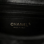 Caviar Quilted Small Handy CC Flap Black