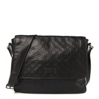 Guccissima Medium Flap Messenger Bag Chocolate
