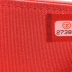 Lambskin Quilted Boy Wallet On Chain WOC Red