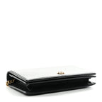 Calfskin Mini GG Marmont Chain Wallet Black