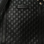 Microguccissima Mini Dome Bag Black