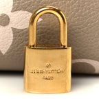 Empreinte Monogram Giant Speedy Bandouliere 20 Creme Beige