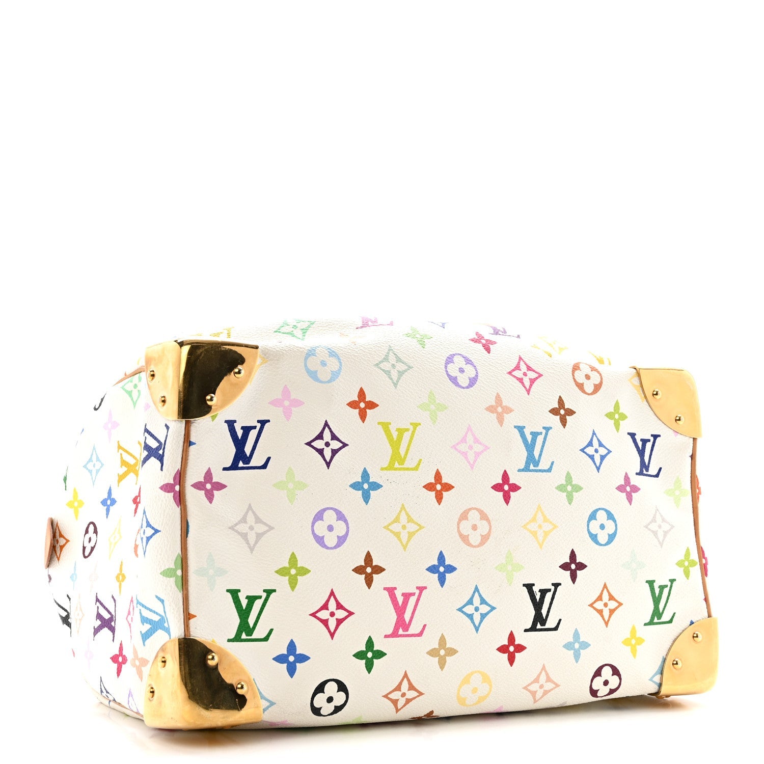 Monogram Multicolor Speedy 30 White