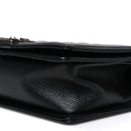 Caviar Quilted Medium Boy Flap Black