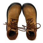 Suede Mens Sierra Combat Boots 41 Tobacco Brown