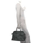 Matte Grained Calfskin Soft Margaux 15 Black