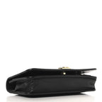 Lambskin Chevron Boy Wallet On Chain WOC Black