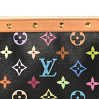 Monogram Multicolor Pochette Accessories Black
