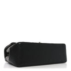 Lambskin Quilted Mini Rectangular Flap Black