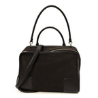 Suede Calfskin Large Amazona 180 Dark Chestnut