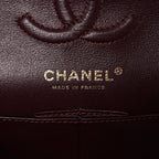 Lambskin Quilted Small Double Flap Black
