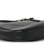 Grained Calfskin Web Medium Jackie 1961 Hobo Black