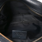 Pebbled Calfskin Small Soho Disco Bag Black