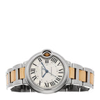 Stainless Steel 18K Yellow Gold 33mm Ballon Bleu De Cartier Automatic Watch